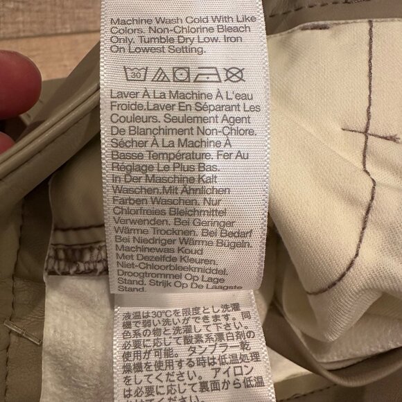 MADEWELL WOMENS PERFECT STRAIGHT HIGH RISE FAUX TAN LEATHER PANTS NEW SIZE 29 - Picture 10 of 13